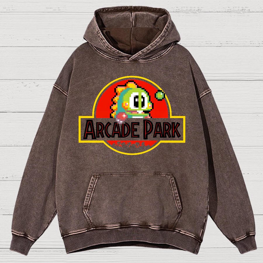 Arcade Park Vintage Distressed Hoodie