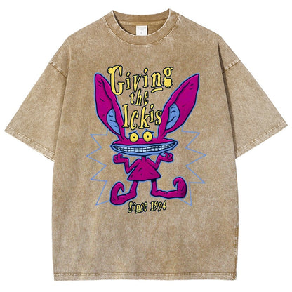 Giving The Ickis Vintage Distressed T-shirt