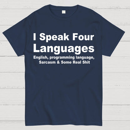 Speak Four Languages Geek T-Shirt