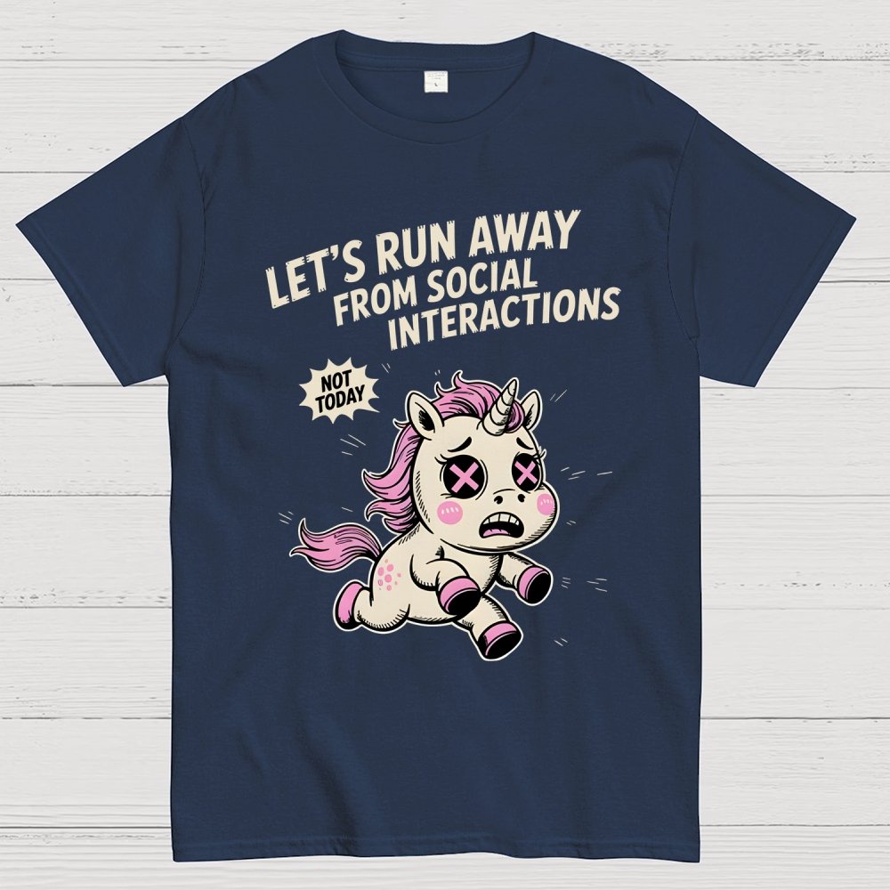 Let's Run Away Geek T-Shirt