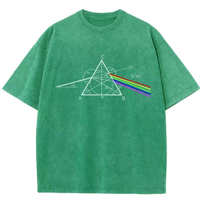Optical Deconstruction Vintage Distressed T-shirt