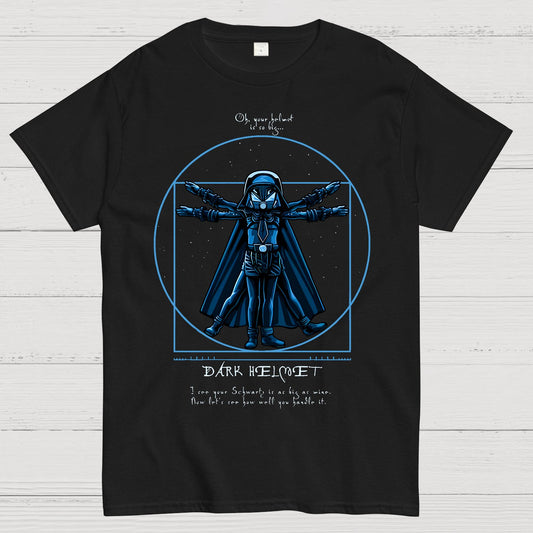 Vitruvian Helmet Geek T-Shirt