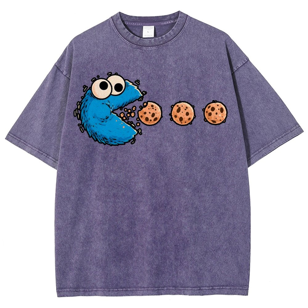 NomNom-Cookie Adventure Vintage Distressed T-shirt