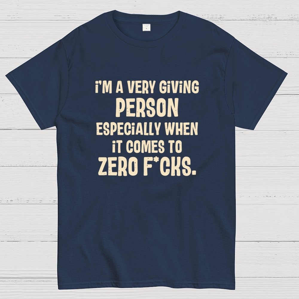 Zero Fcks Geek T-Shirt