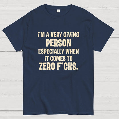 Zero Fcks Geek T-Shirt