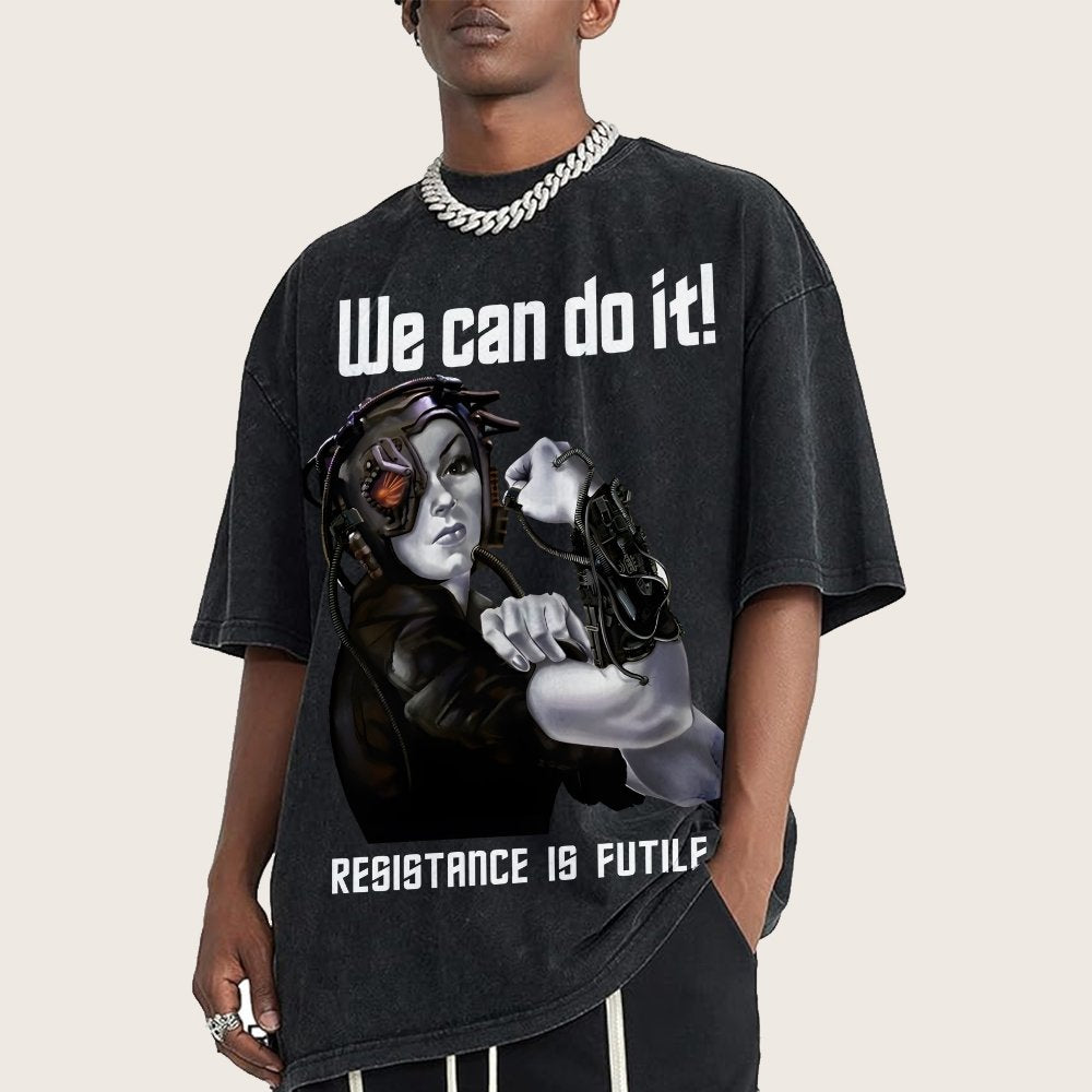 We Can Do It Opposing Is Hopeless Vintage Distressed T-shirt