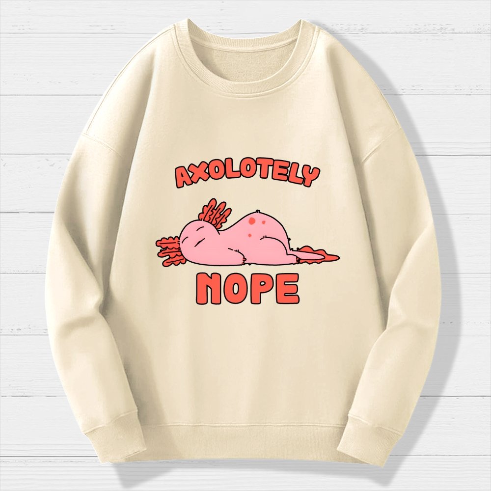 Axo Nope Geek Cotton Sweatshirt