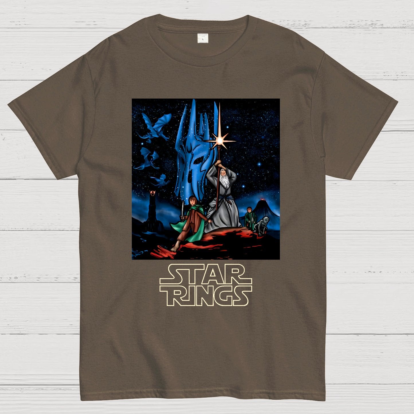 Star Rings Geek T-Shirt