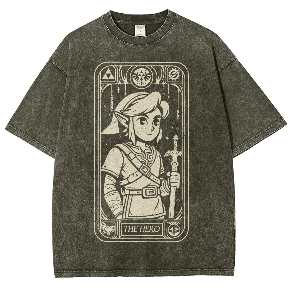 The New Tarot Hero Vintage Distressed T-shirt