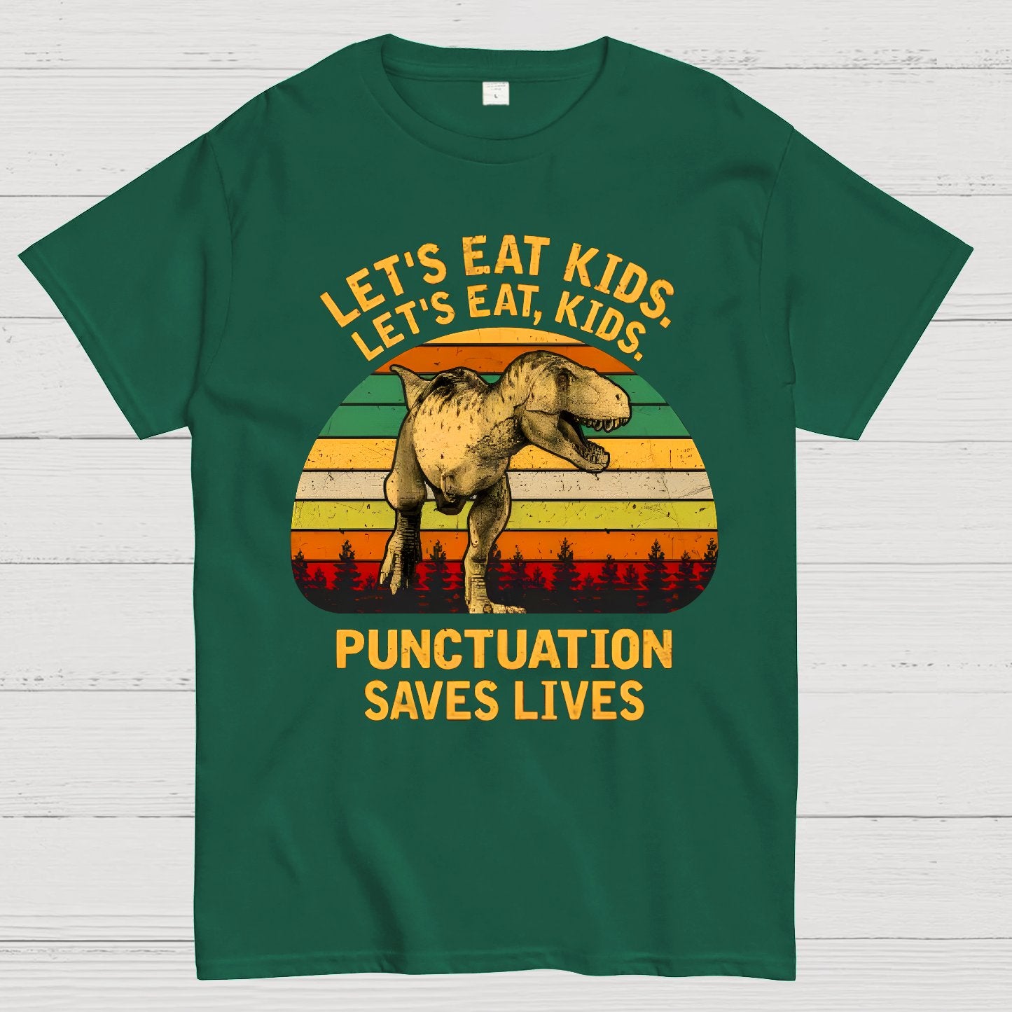 Punctuation Saves Lives Funny Geek T-Shirt
