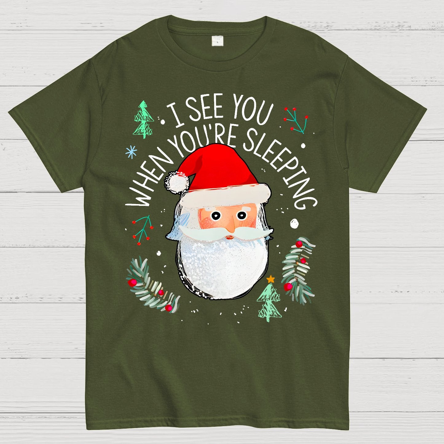 I See You When You're Sleeping Geek T-Shirt