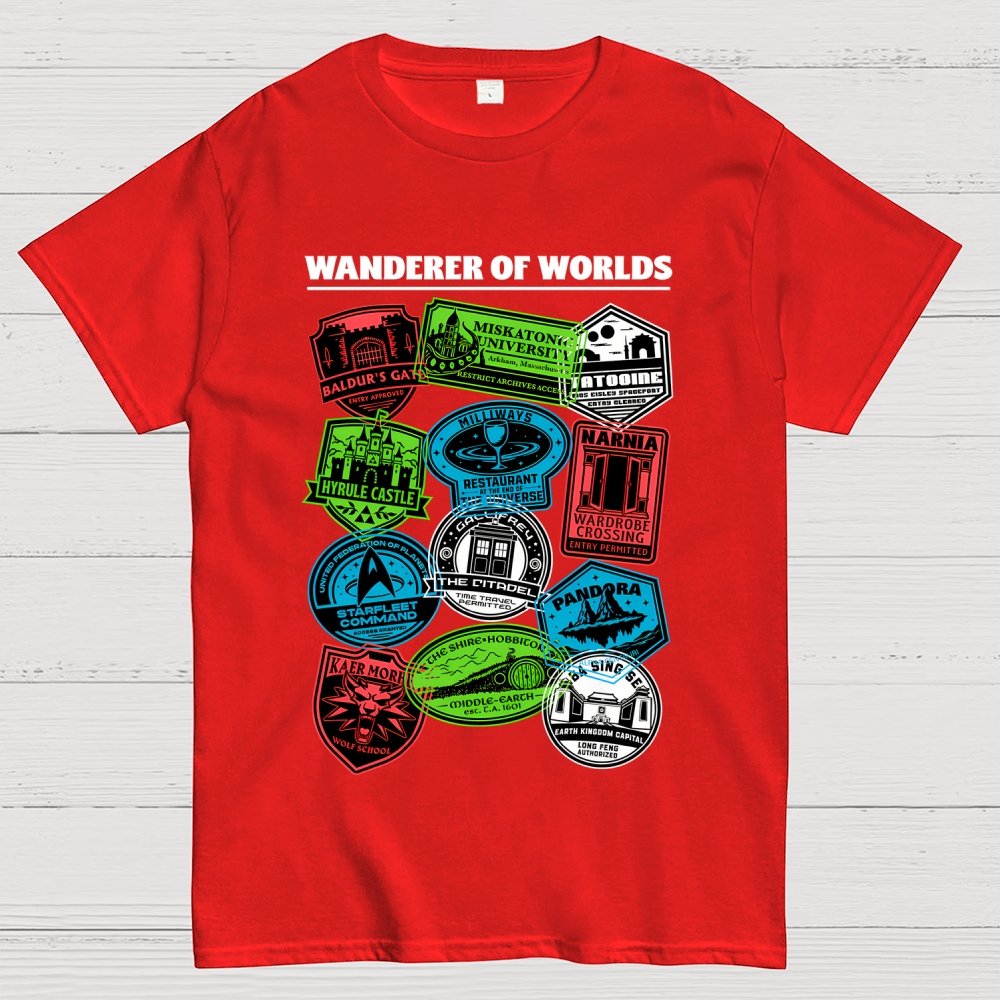 Geek Travel Stamp Geek T-Shirt