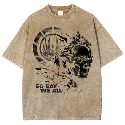 So Say We All Vintage Distressed T-shirt