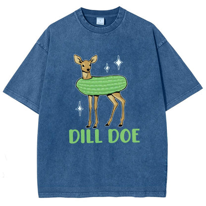 Dill Pickle Funny Vintage Distressed T-shirt