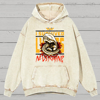 I Survived Vintage Distressed Hoodie