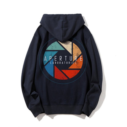 Aperture Printed Back Unisex Cotton Hoodie