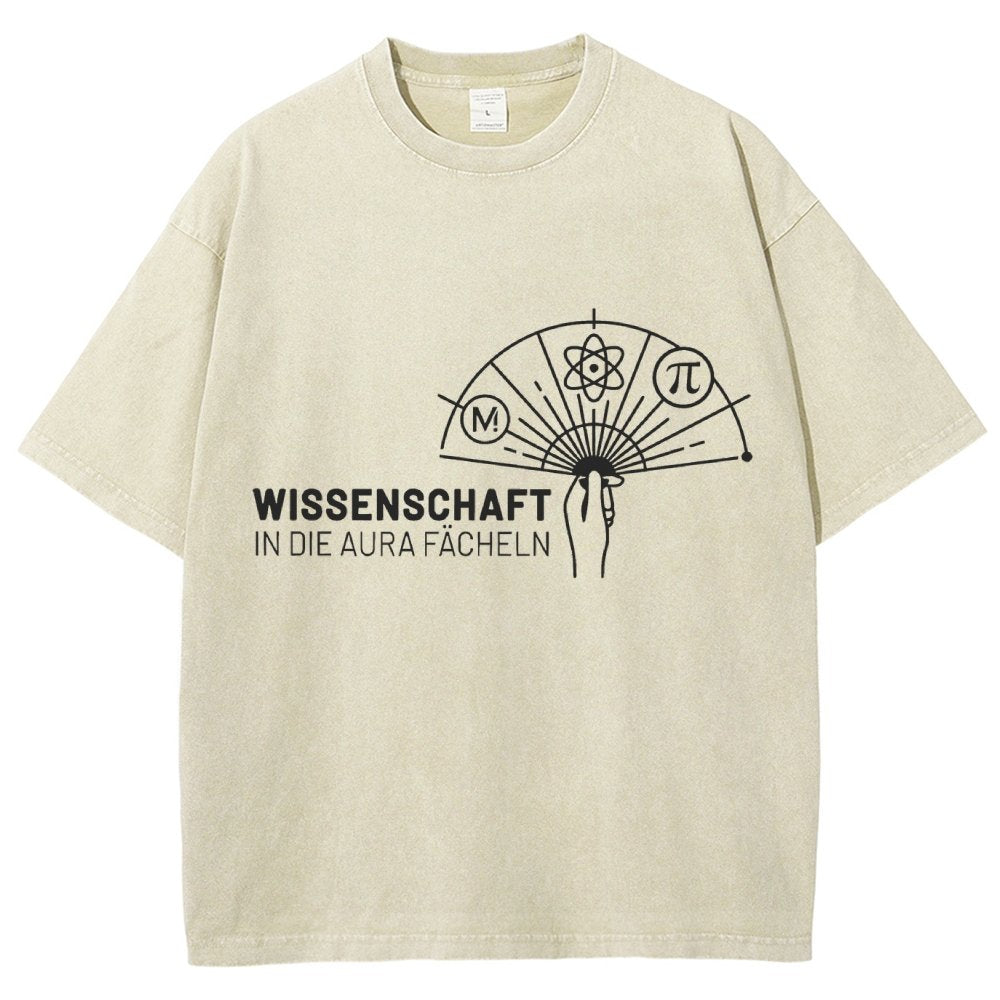 Wissenschaft in die Aura fächeln Vintage Distressed T-shirt
