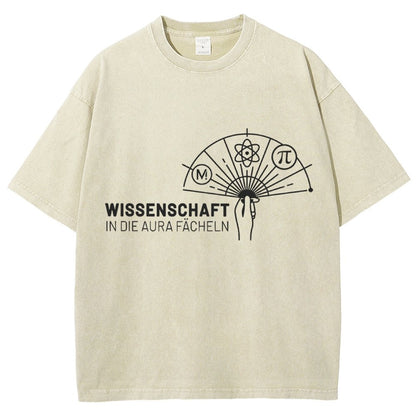 Wissenschaft in die Aura fächeln Vintage Distressed T-shirt