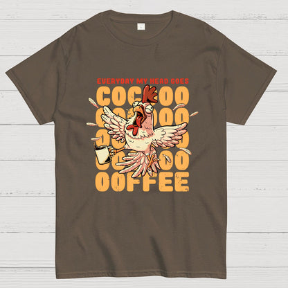 Cocoffee Funny Chicken Nerdy T-Shirt