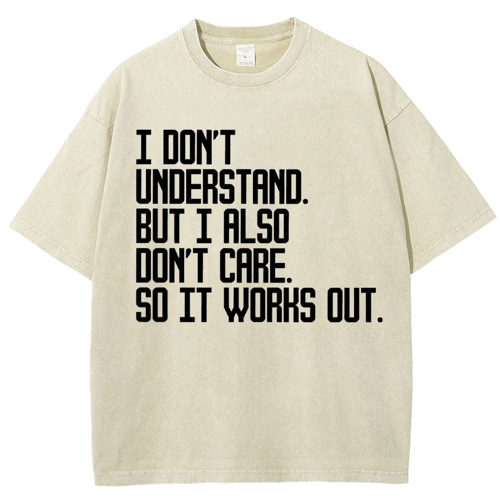 I Don't Understand Vintage Distressed T-shirt