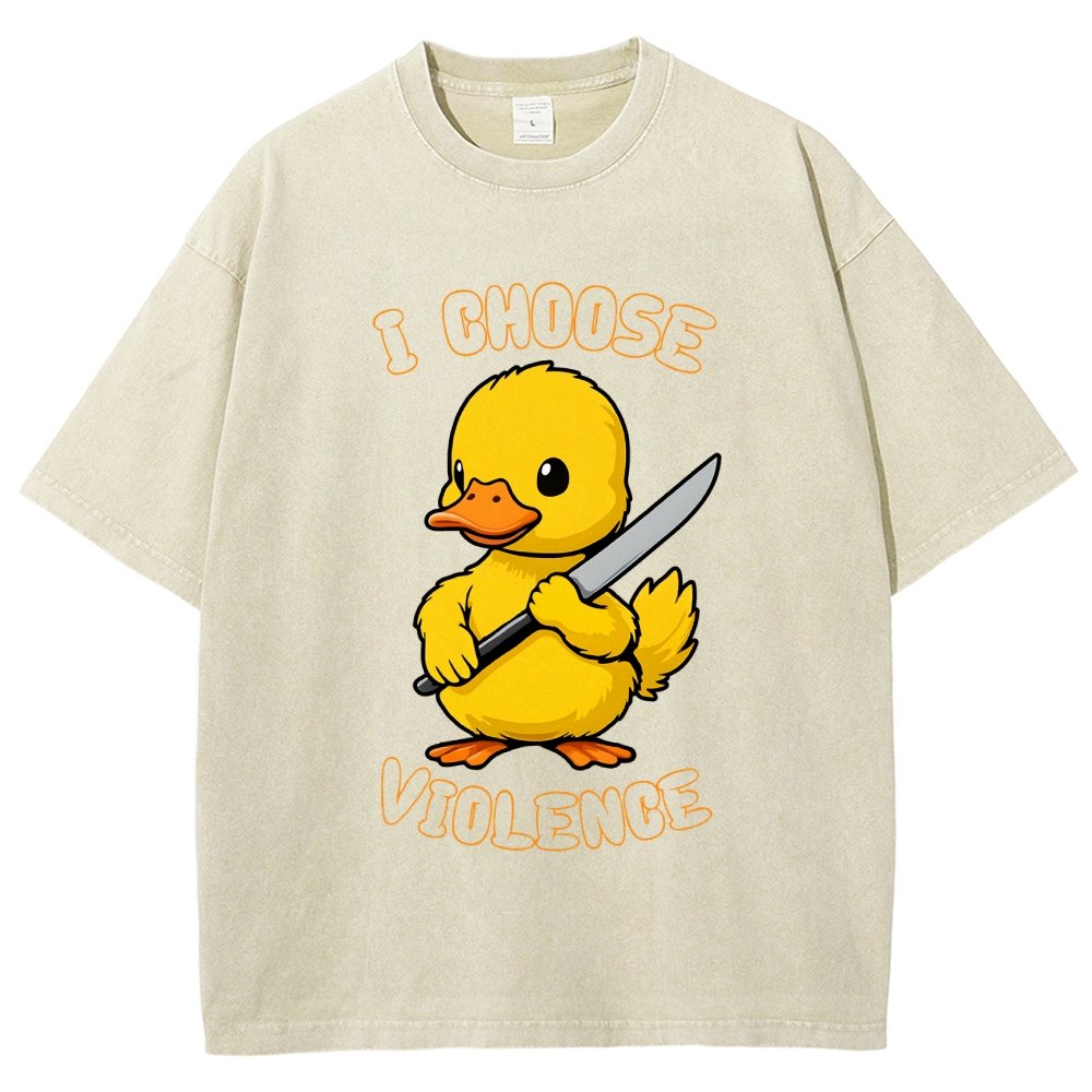I Choose Violence Vintage Distressed T-shirt