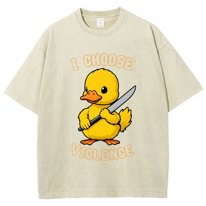 I Choose Violence Vintage Distressed T-shirt