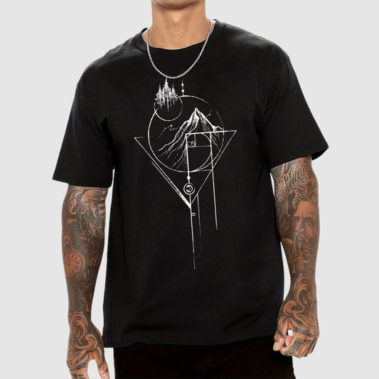 White Fibonacci Unisex Geek T-Shirt