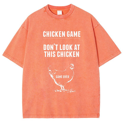 Chicken Game Vintage Distressed T-shirt