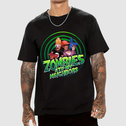 Zombie Are Me Neighbors Hunters Nerdy T-Shirt