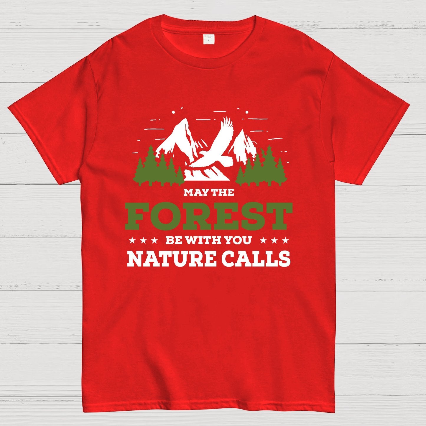 May The Forest Be With You, Breathe Naturally Geeky T-Shirt