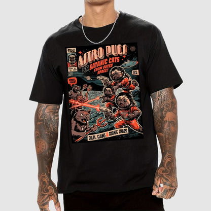 Astro Pugs Geek T-Shirt