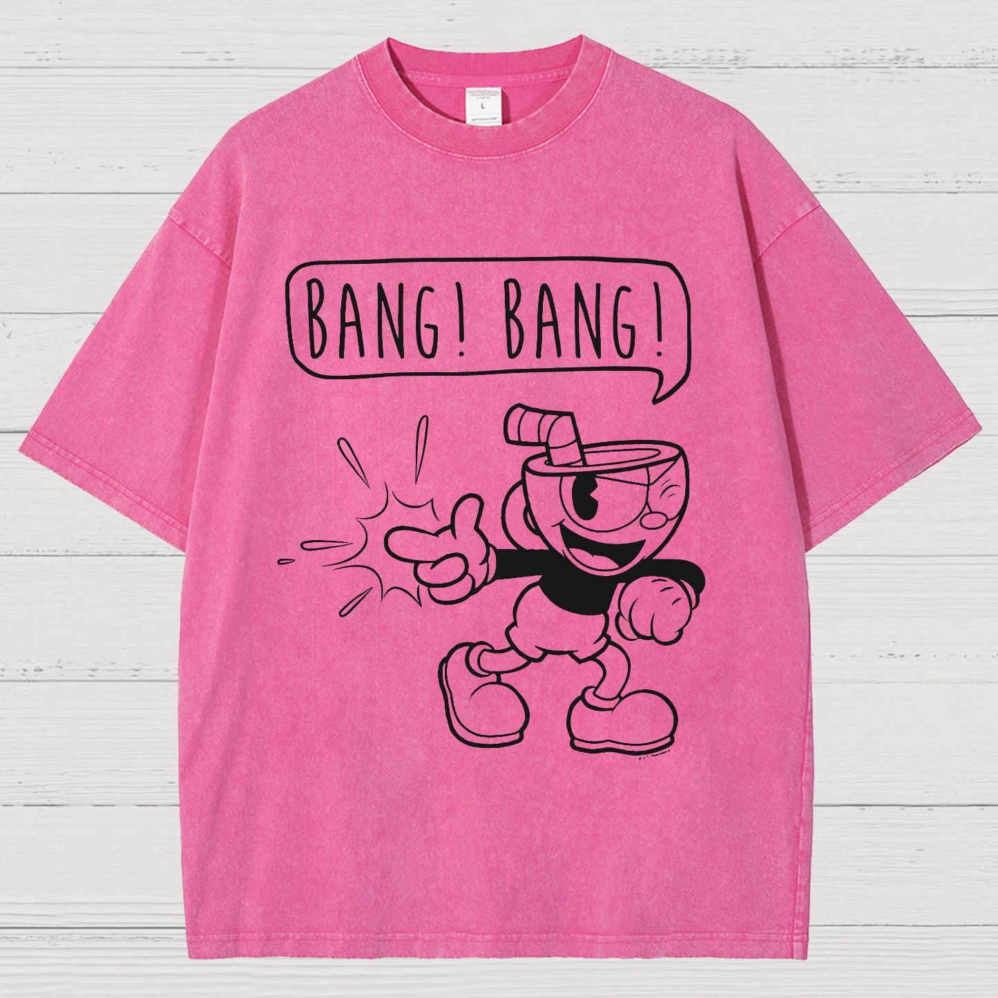 Bang! Bang! Vintage Distressed T-shirt
