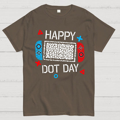Happy International Dot Day Game Controller Geek T-Shirt