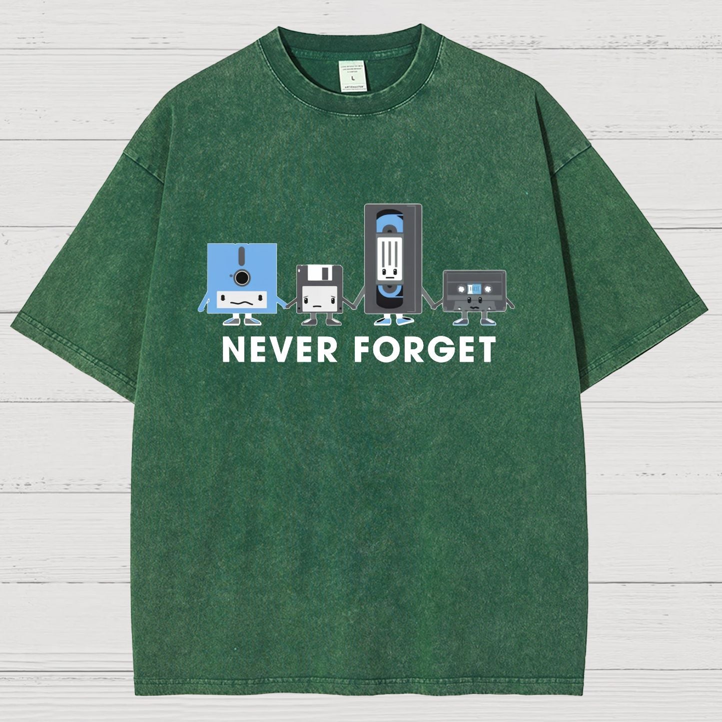 Never Forget Vintage Distressed T-shirt