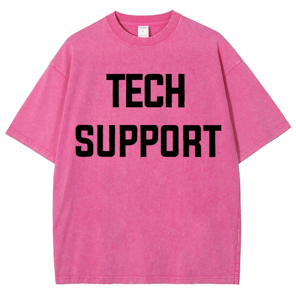 Tech Support Vintage Distressed T-shirt
