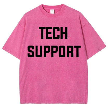 Tech Support Vintage Distressed T-shirt