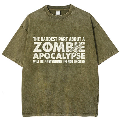 Zombie Apocalypse Vintage Distressed T-shirt