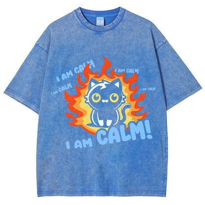 I Am Not Stressed! I Am Calm Vintage Distressed T-shirt