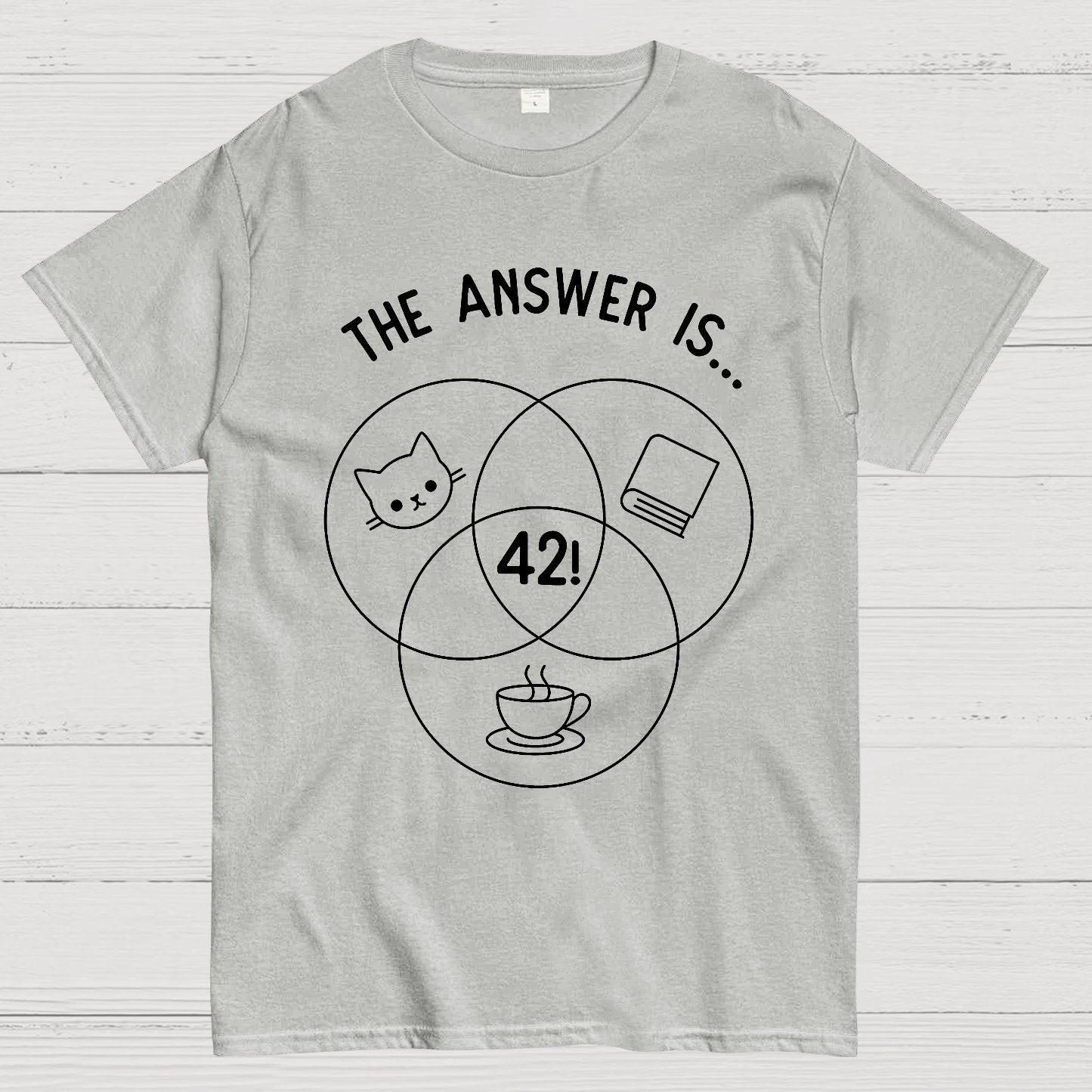 42 Cats Geek T-Shirt