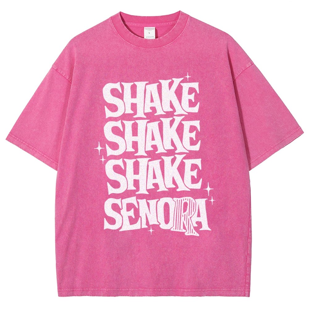 Shake Shake Shake Senora Halloween Vintage Distressed T-shirt