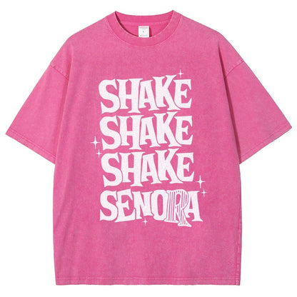 Shake Shake Shake Senora Halloween Vintage Distressed T-shirt
