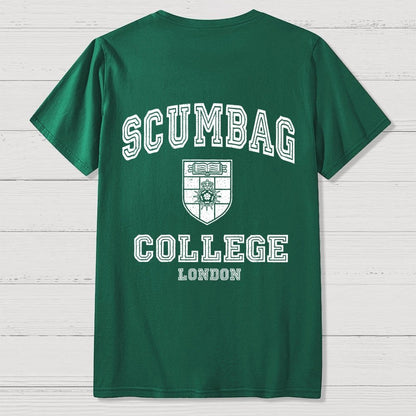 Scumbag College Unisex  Back Printing Geek T-Shirt