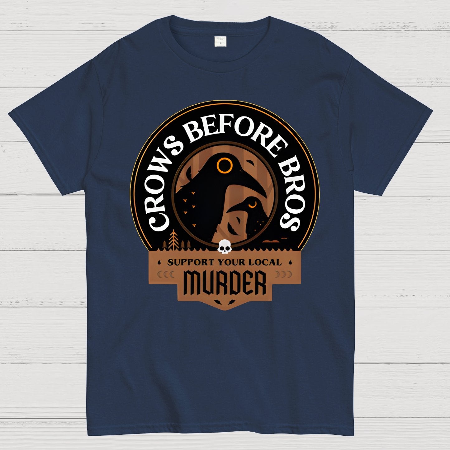 Crows Before Bros Geek T-Shirt