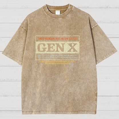 RATED GEN X Vintage Distressed T-shirt