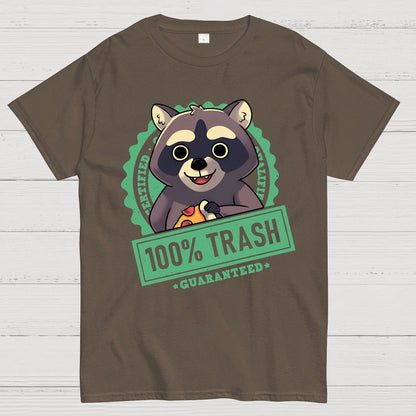 100% Cute Trash Panda Raccoon Seal Geek T-Shirt
