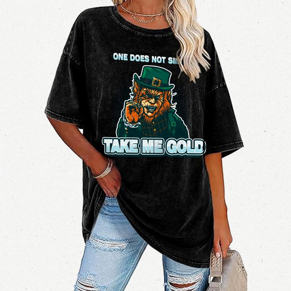 Irish Meme-St. Patrick's Day Vintage Distressed T-shirt