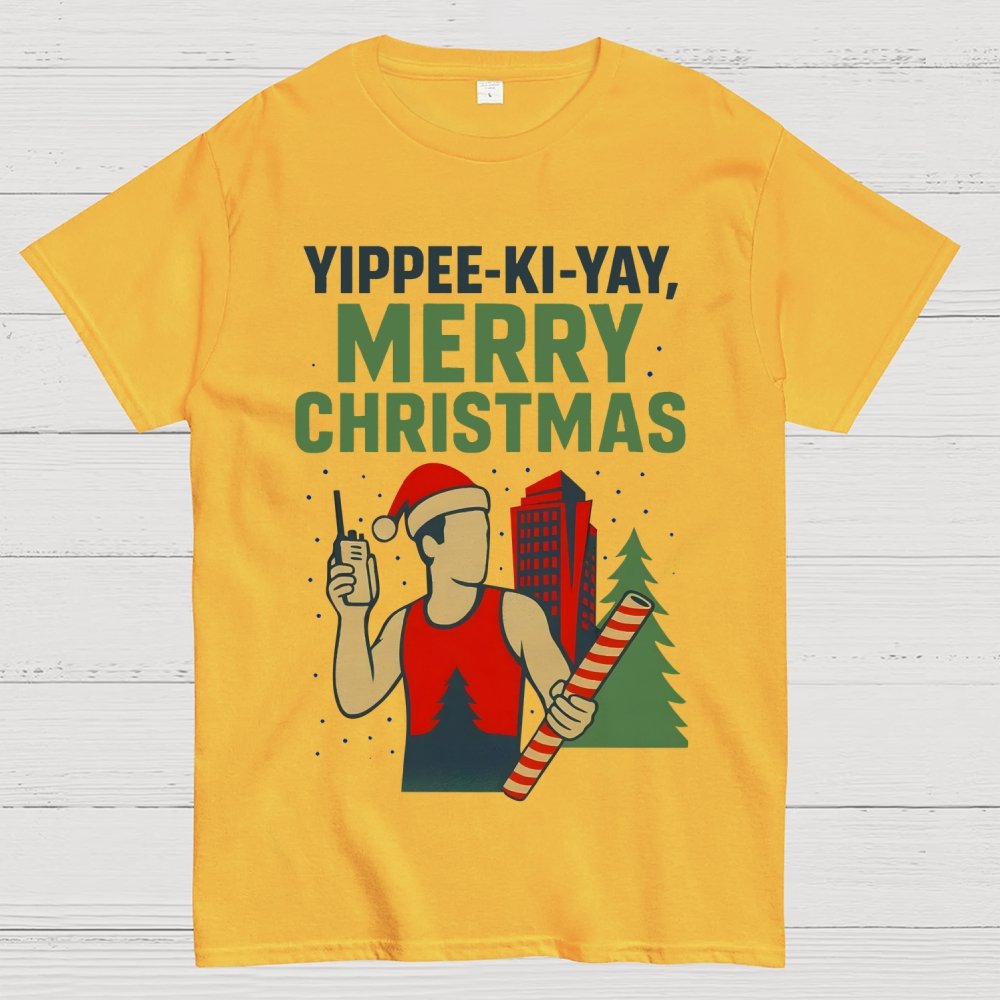 Yippee-Ki-Yay Merry Christmas Geek T-Shirt