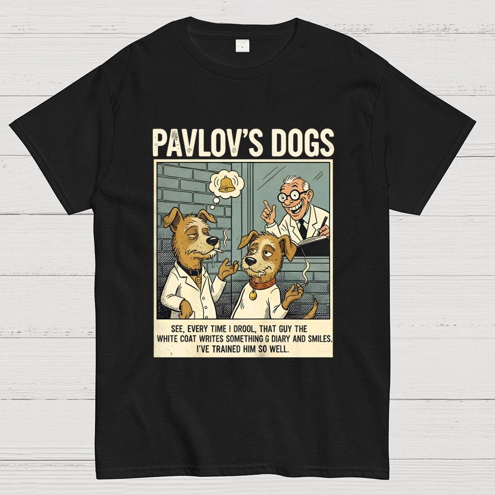 Pavlov's Dogs Art Print Geek T-Shirt
