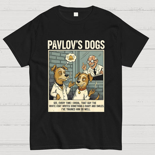 Pavlov's Dogs Art Print Geek T-Shirt