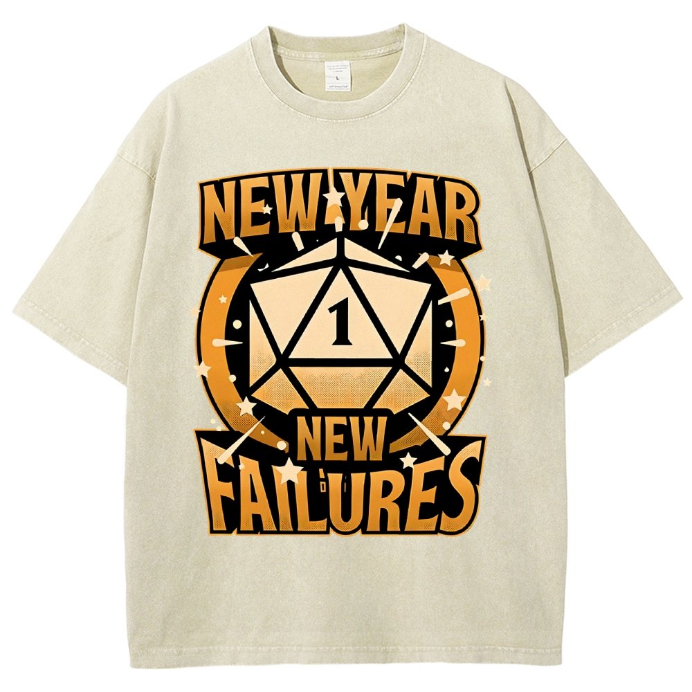 New Year New Failures Vintage Distressed T-shirt